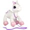 Mighty Mojo Peppy Pets Walking Unicorn White Interactive Toy No Batteries Required